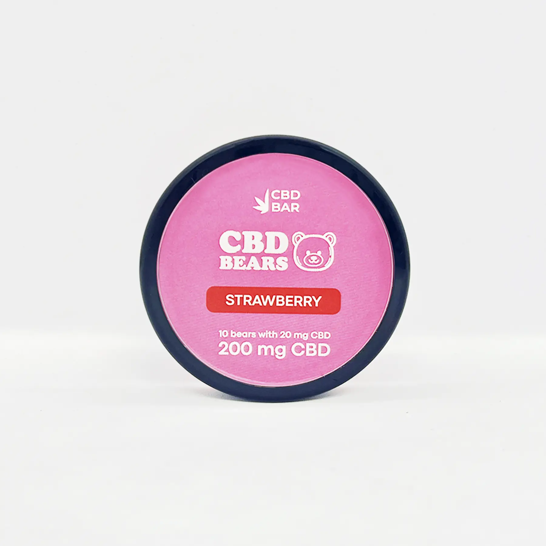 Желейні CBD ведмедики зі смаком полуниці 200мг CBD Vegan 16 г