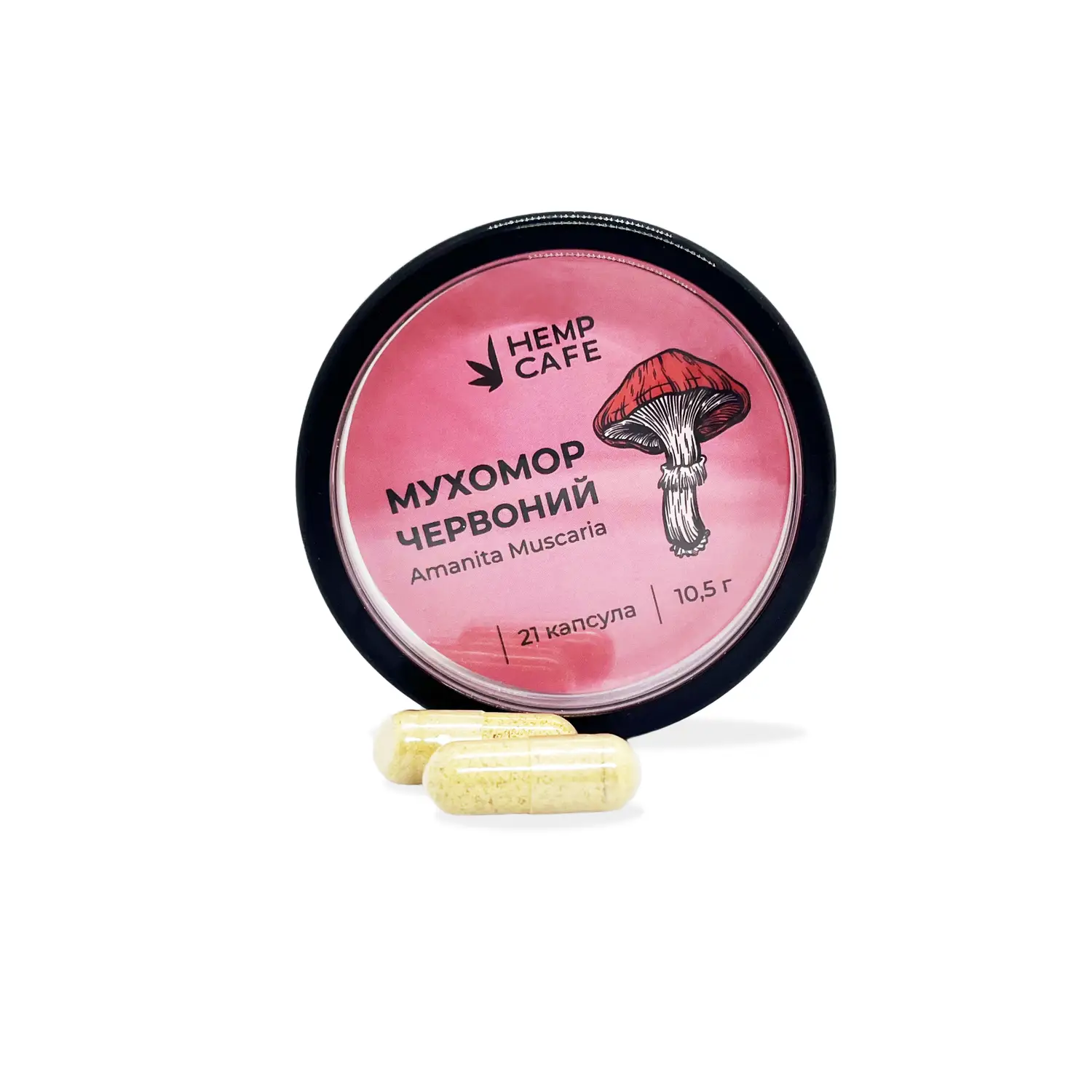 Мухомор червоний (Amanita Muscaria) + Ніацин капсули 21шт 10,5 г - Зображення 2