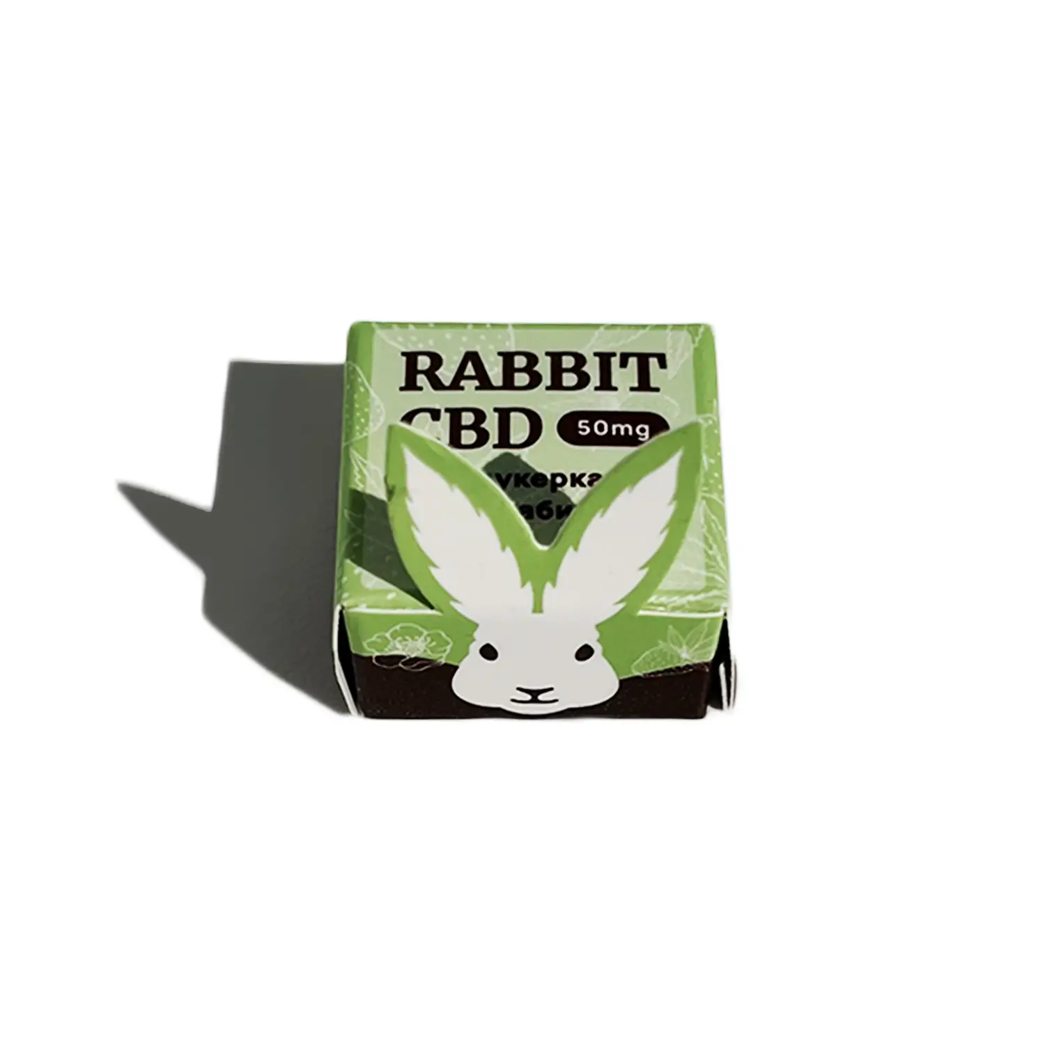 CBD Rabbit полуниця Vegan цукерка 50 mg CBD - Зображення 4